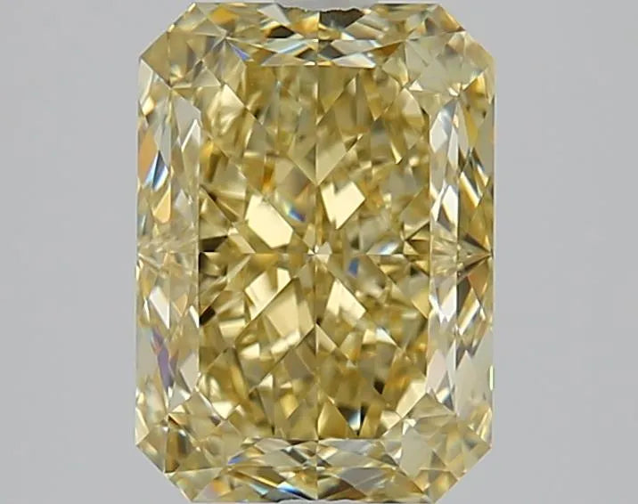 2.13ct Radiant Natural Diamond (Colour Fancy Yellow, Clarity IF, Cut EX, GIA Certified)