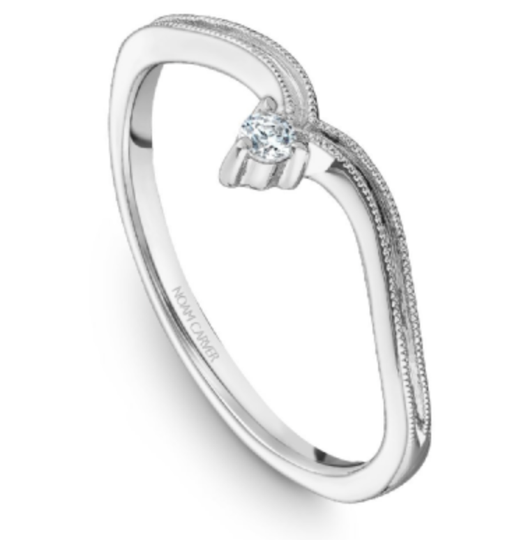 Stackable Diamond Band STA10-1WM