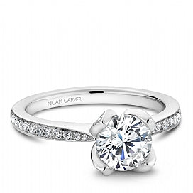 Shared Prong Engagement Ring B019-01WM