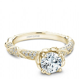 Shared Prong Engagement Ring B081-02YM