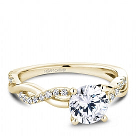 Shared Prong Engagement Ring B185-02YM