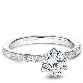 6 prong engagement ring