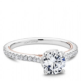 Shared Prong Engagement Ring B320-01WRM
