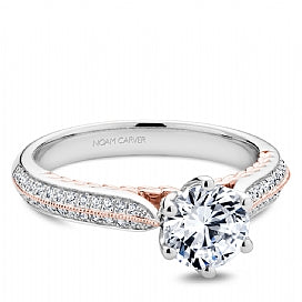 Shared Prong Engagement Ring B320-01WRM