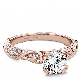 Shared Prong Engagement Ring B331-01RM