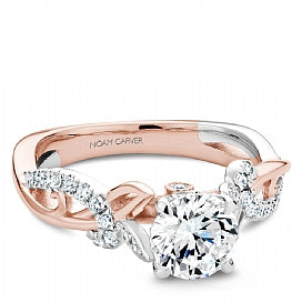 decorative noam carver engagement ring