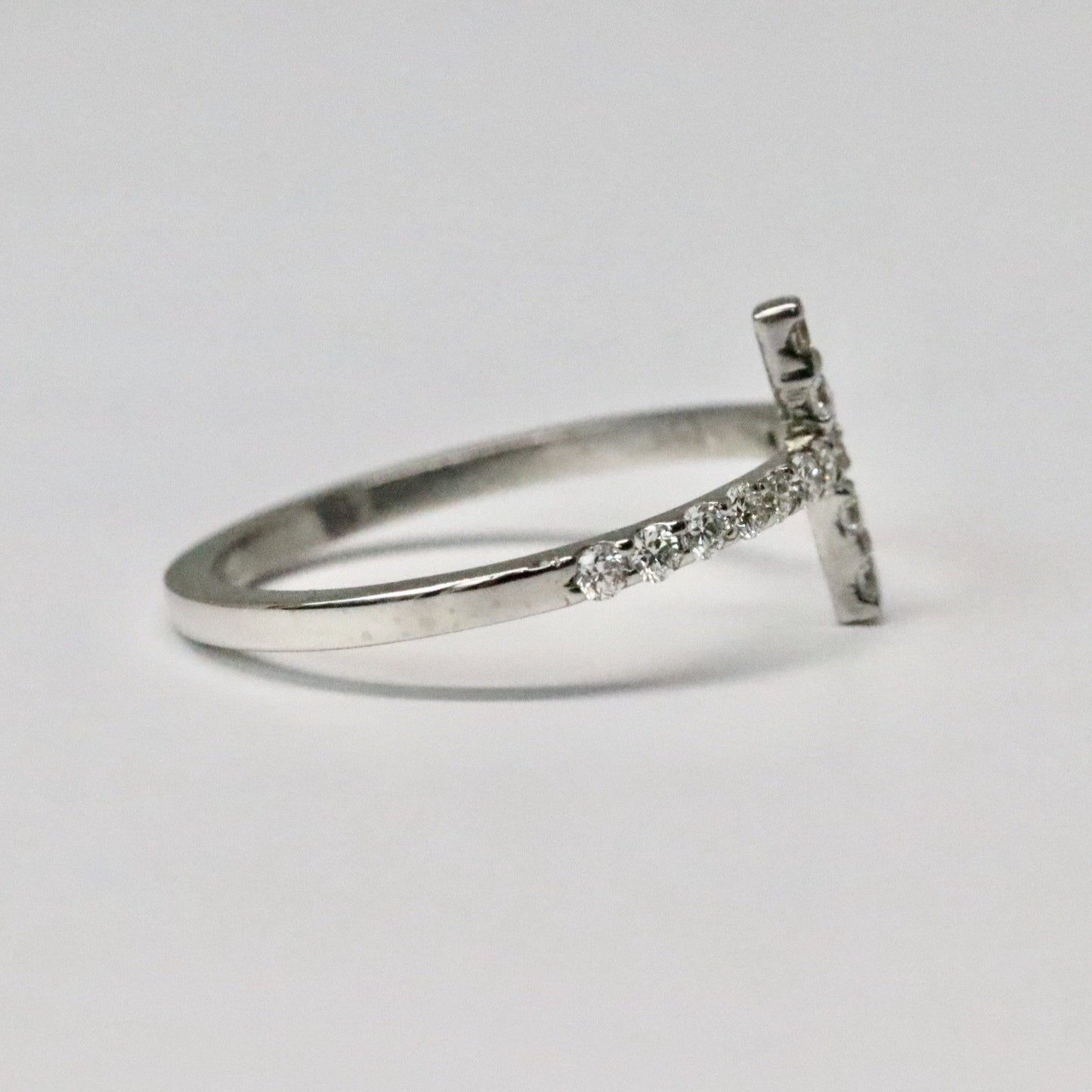 Diamond Cross Ring
