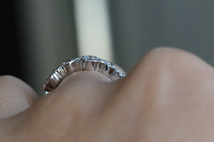 3 Clover Diamond Ring in 14kt Gold