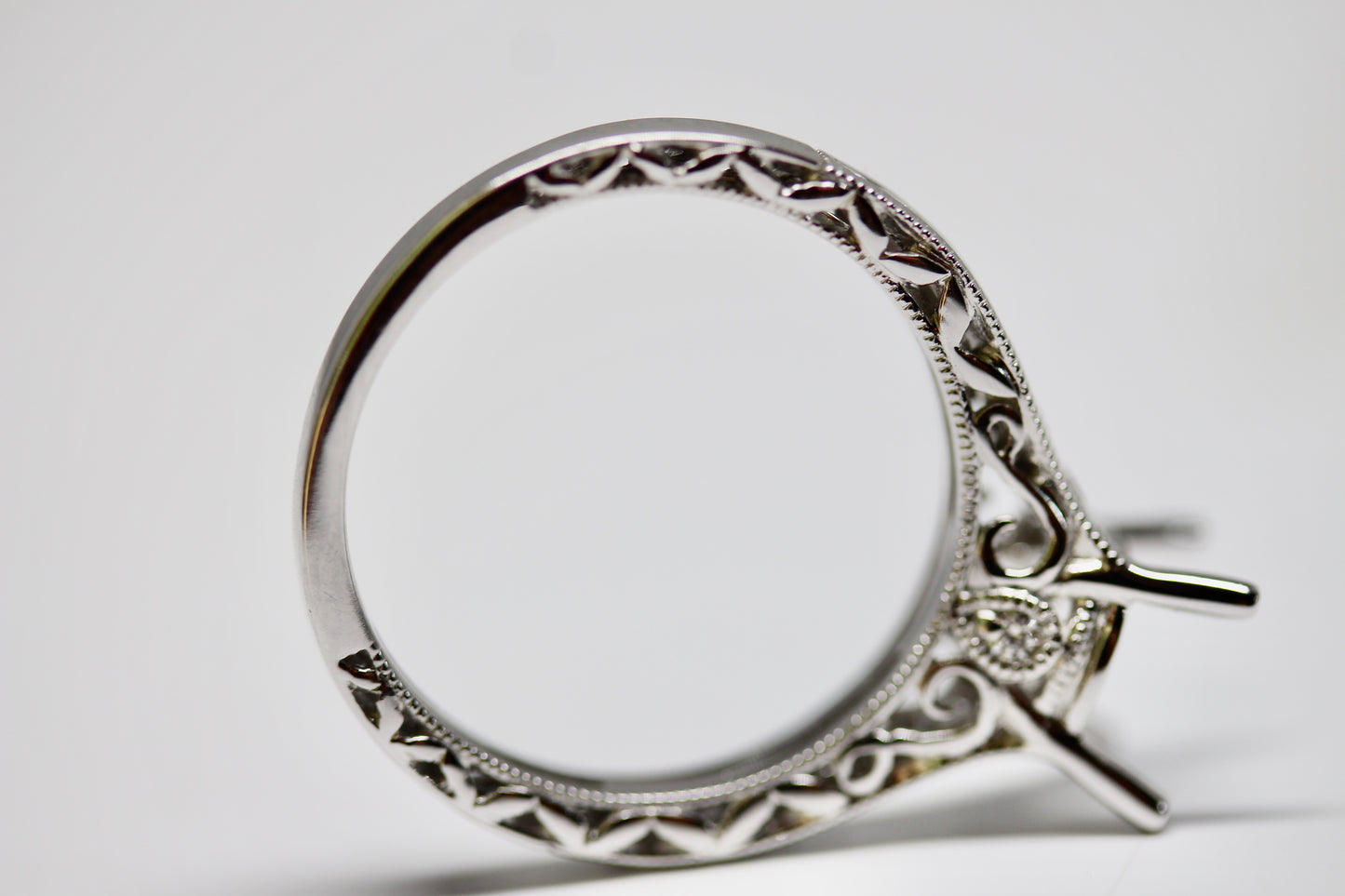 Channel Set Diamond Engagement Ring