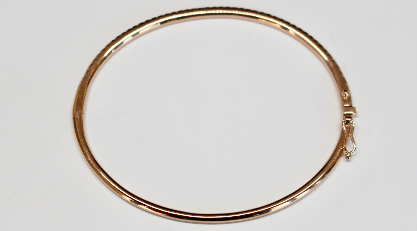 Slim Diamond Bangle