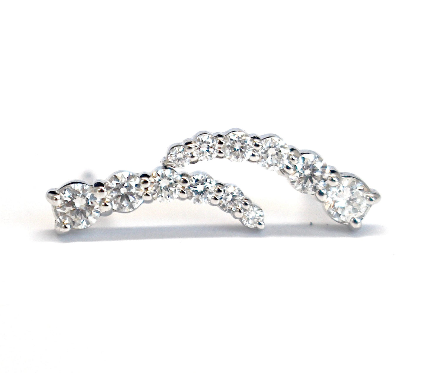 Show Me Some Sparkle Diamond Ear Climbers
