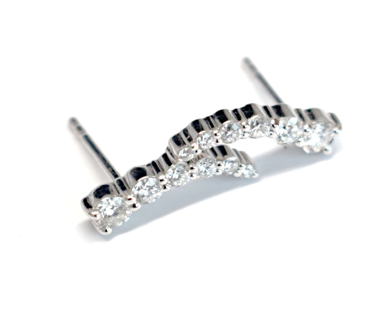Show Me Some Sparkle Diamond Ear Climbers