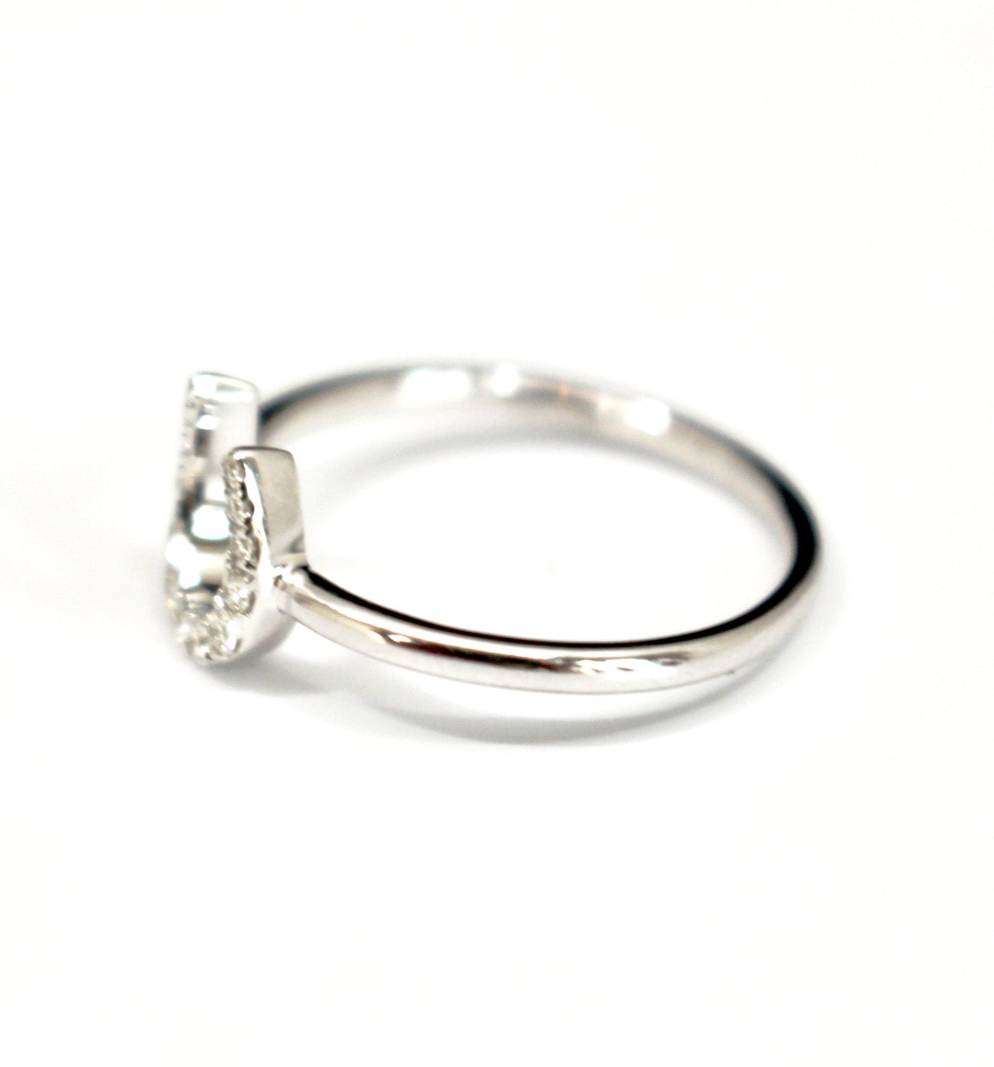 Diamond Horseshoe Ring