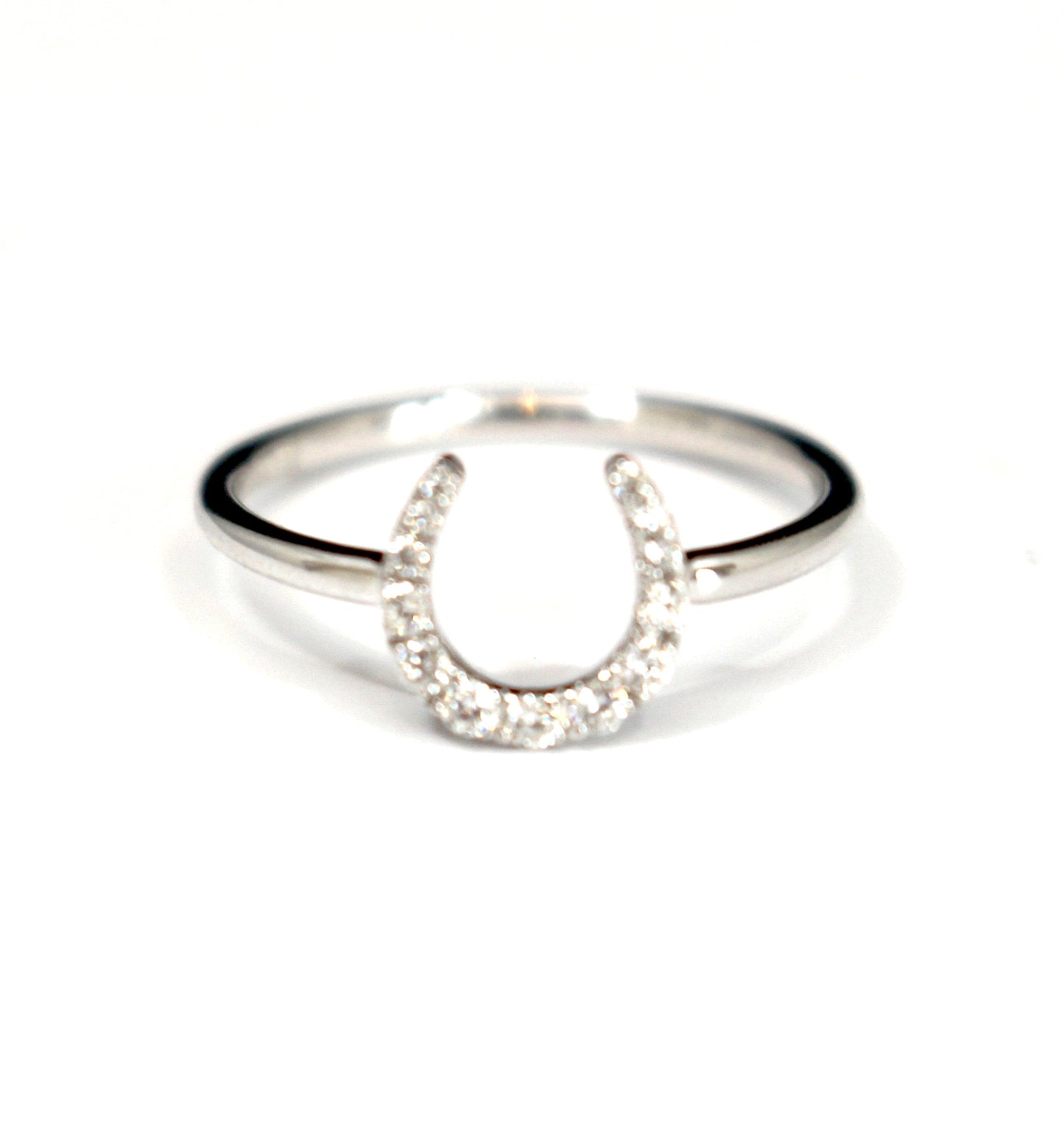 Diamond Horseshoe Ring