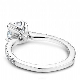 Shared Prong Engagement Ring
