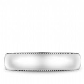 Mens 14kt Gold Two-tone wedding band