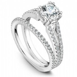Shared Prong Engagement Ring B001-03WM