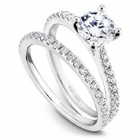 Shared Prong Engagement Ring R046-01WM