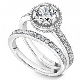 Shared Prong Engagement Ring R002-01WM