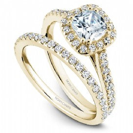 noam carver halo cushion cut engagement ring