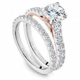 Shared Prong Engagement Ring B332-01WRM