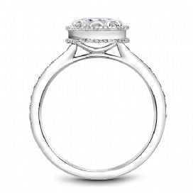 Shared Prong Engagement Ring R002-01WM