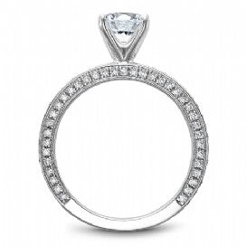 Shared Prong Engagement Ring R048-01WM