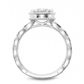 Shared Prong Engagement Ring R003-01WM