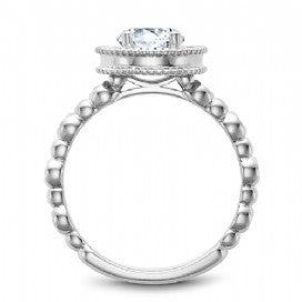 Shared Prong Engagement Ring R024-01WM