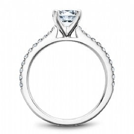 Shared Prong Engagement Ring R046-01WM