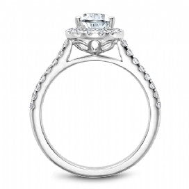 Shared Prong Engagement Ring B169-01WM