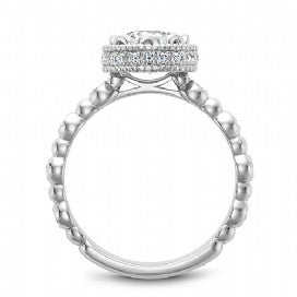 Channel Set Engagement Ring R014-01WM