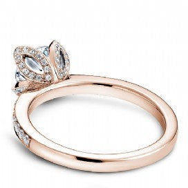 Shared Prong Engagement Ring B019-01RM
