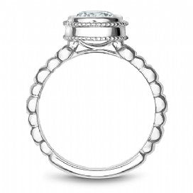 Channel Set Engagement Ring R009-01WM