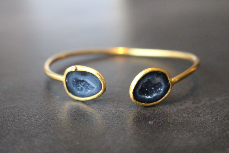 Sterling Silver & Geode Jewelry