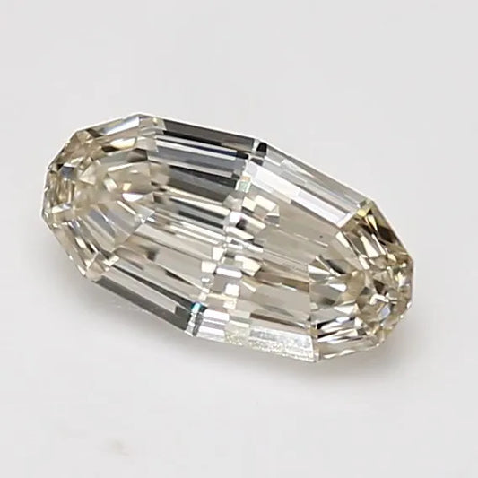 1.02ct Oval Natural Diamond (Colour Fancy Light Brown, Clarity VS2, GIA Certified)