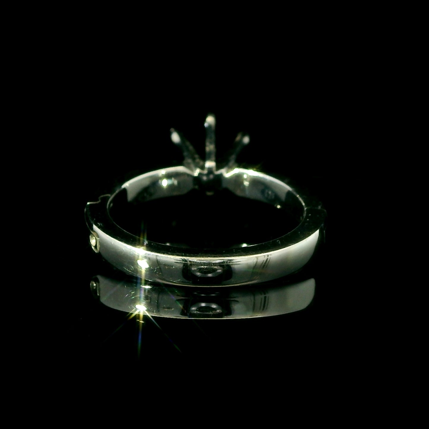 Classic Six-Prong Solitaire Engagement Ring Setting