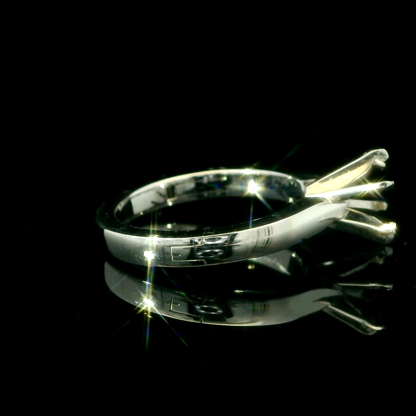 Classic Six-Prong Solitaire Engagement Ring Setting