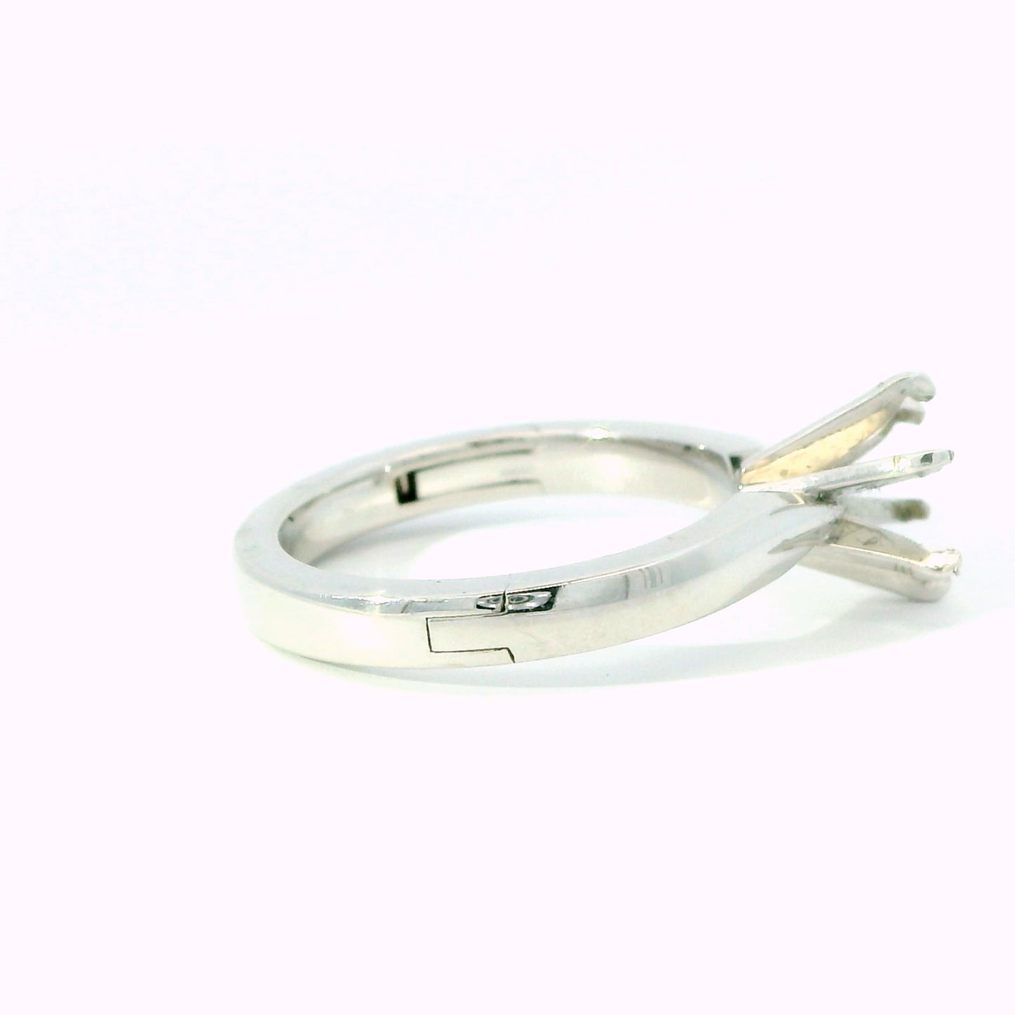 Classic Six-Prong Solitaire Engagement Ring Setting