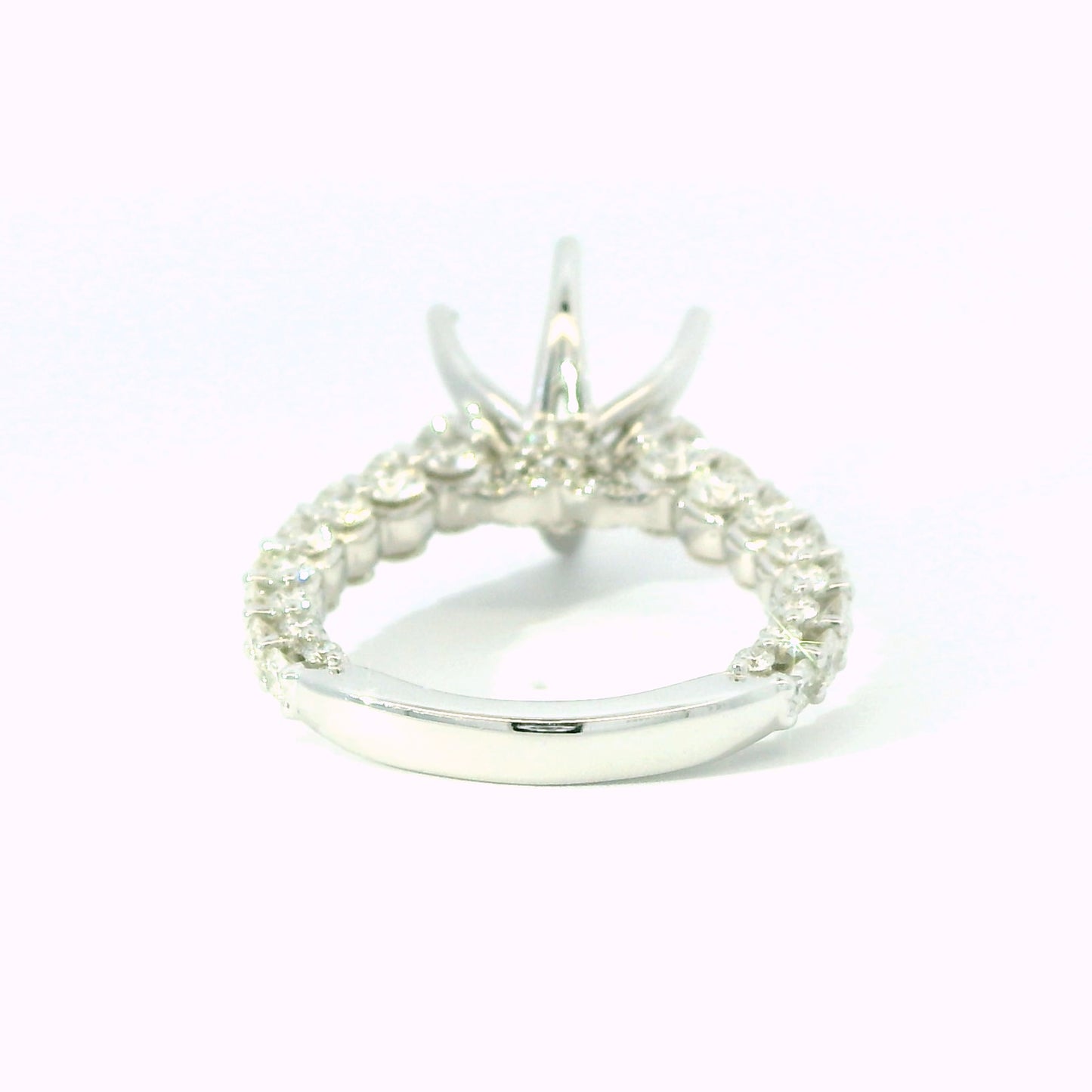 6-Prong Diamond Semi-Mount Engagement Ring