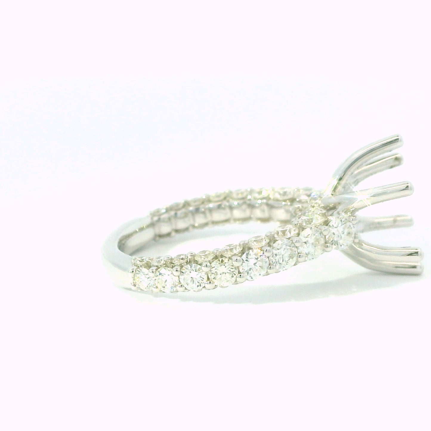 6-Prong Diamond Semi-Mount Engagement Ring