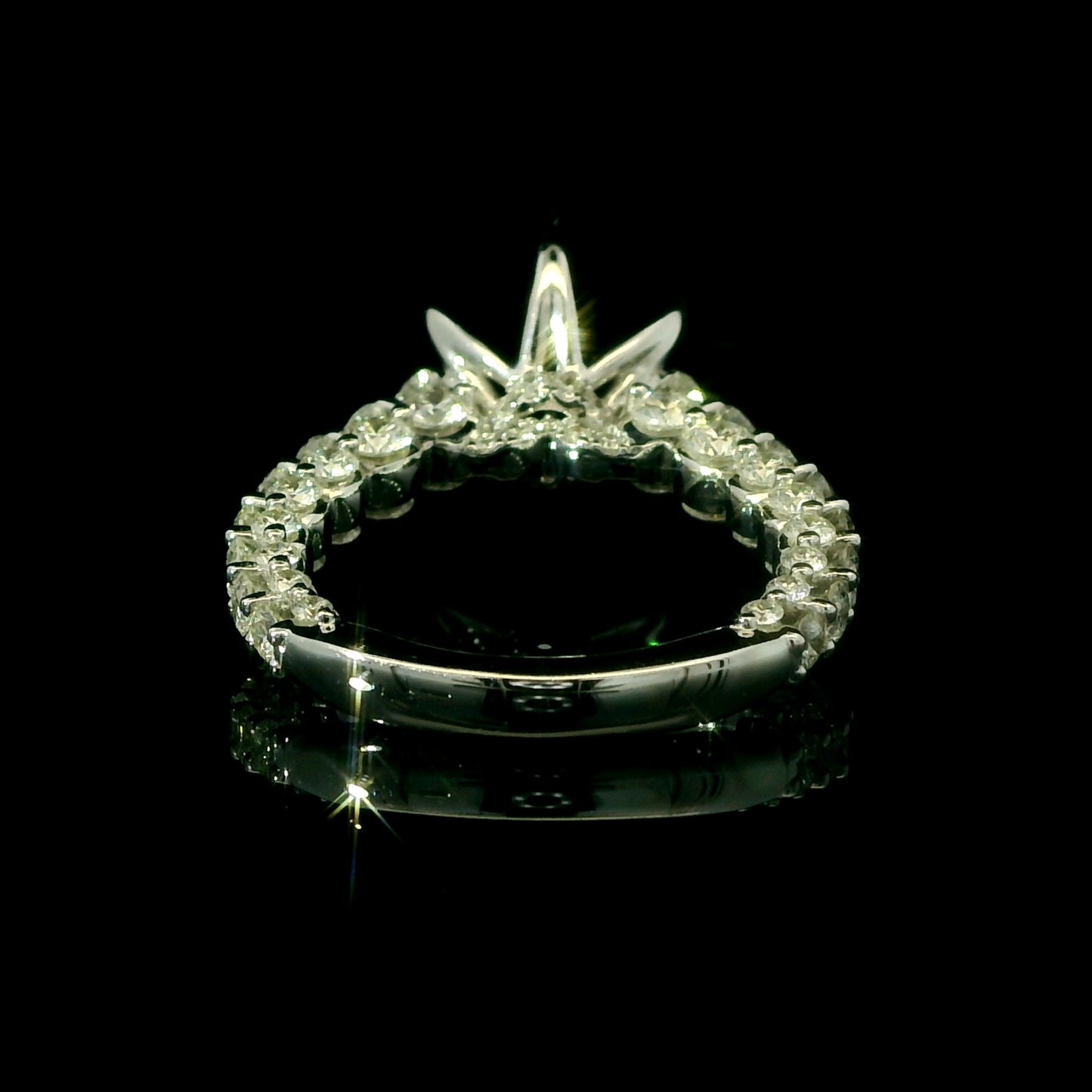 6-Prong Diamond Semi-Mount Engagement Ring