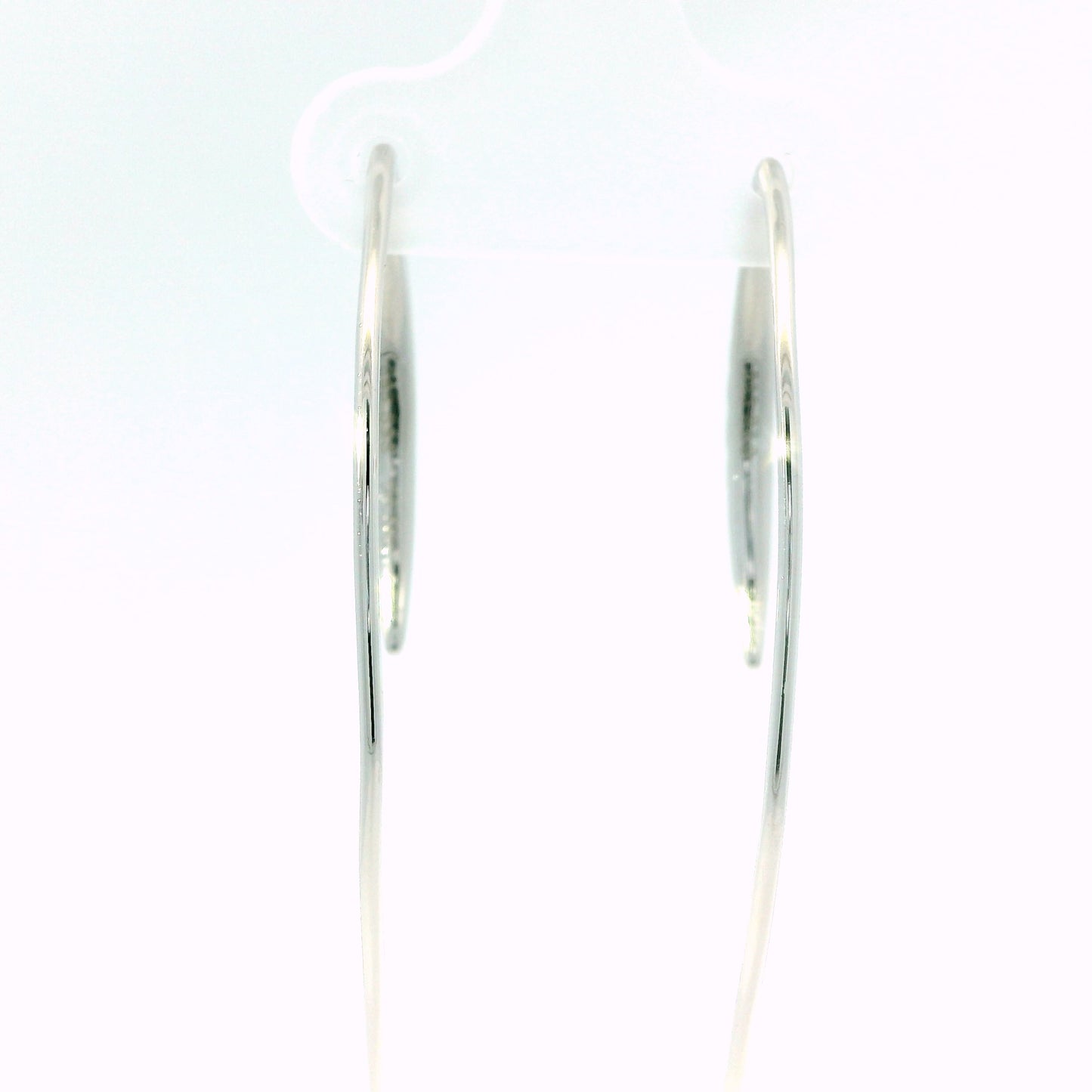 Diamond Threader Elongated Drop Earrings