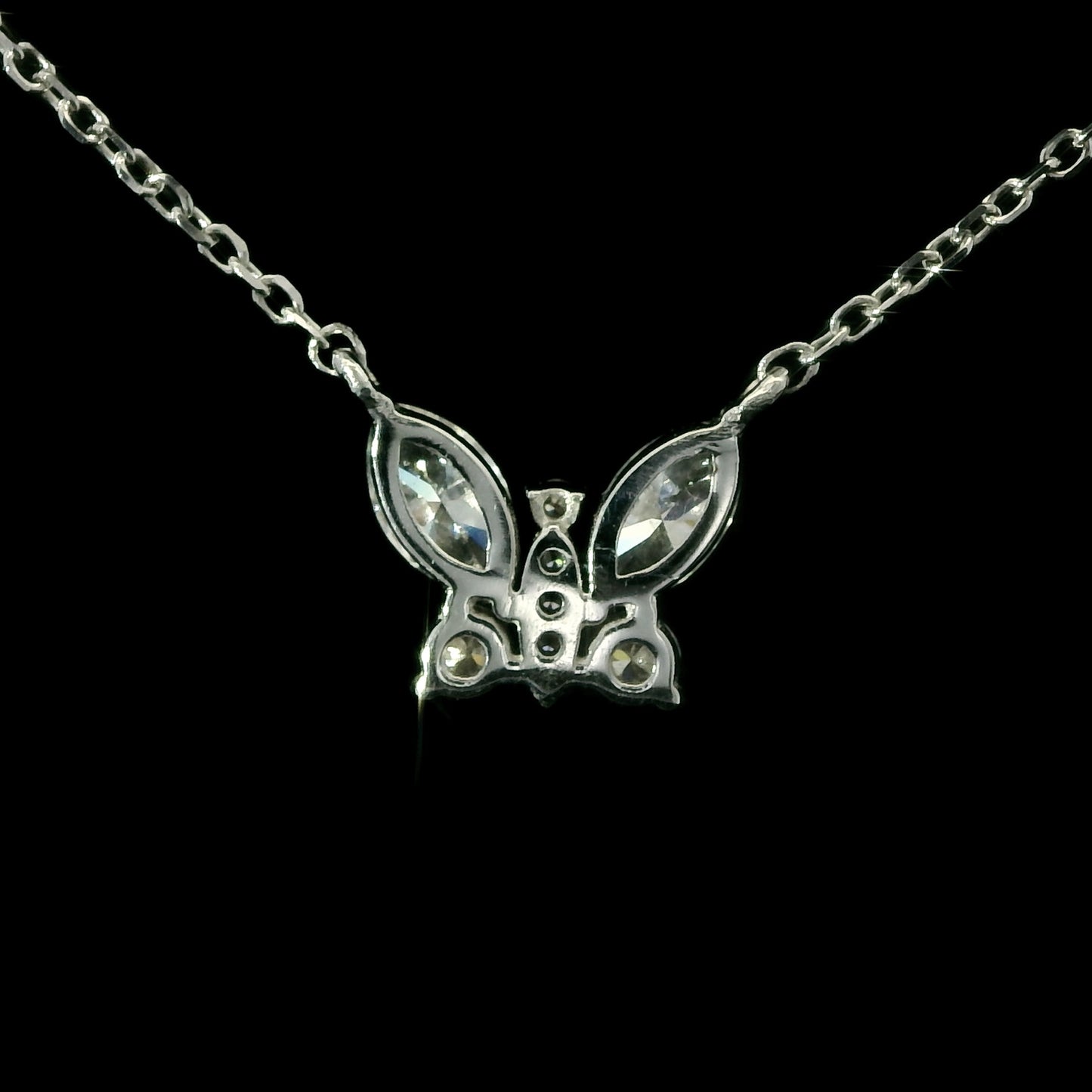 Marquise Diamond Butterfly Necklace