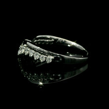 14K Yellow Gold Chevron Diamond Wedding Band – Natural Diamond V-Shaped Ring