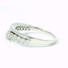 14K Yellow Gold Chevron Diamond Wedding Band – Natural Diamond V-Shaped Ring