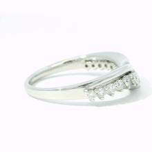 14K Yellow Gold Chevron Diamond Wedding Band – Natural Diamond V-Shaped Ring