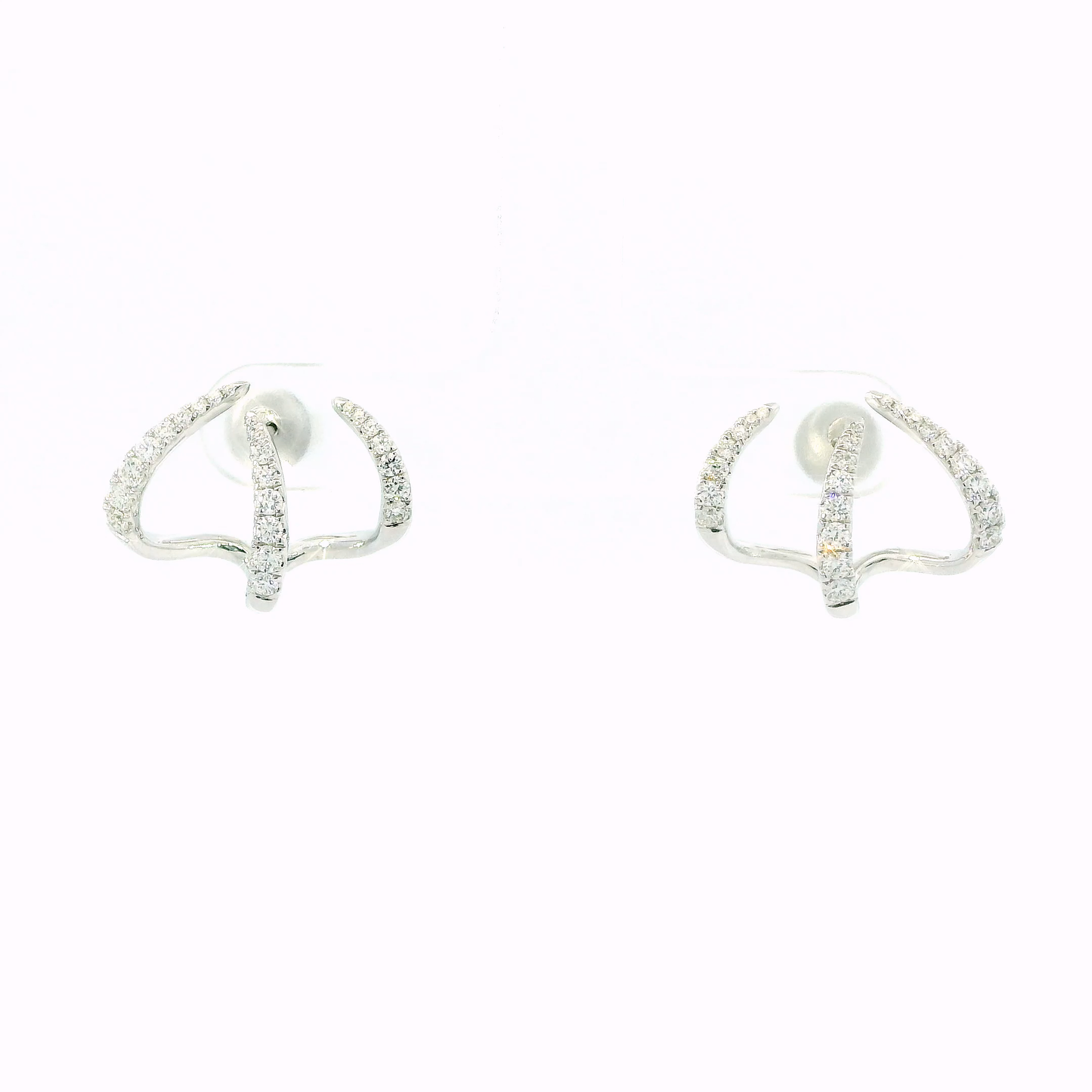 14K Diamond Claw Earring Climbers
