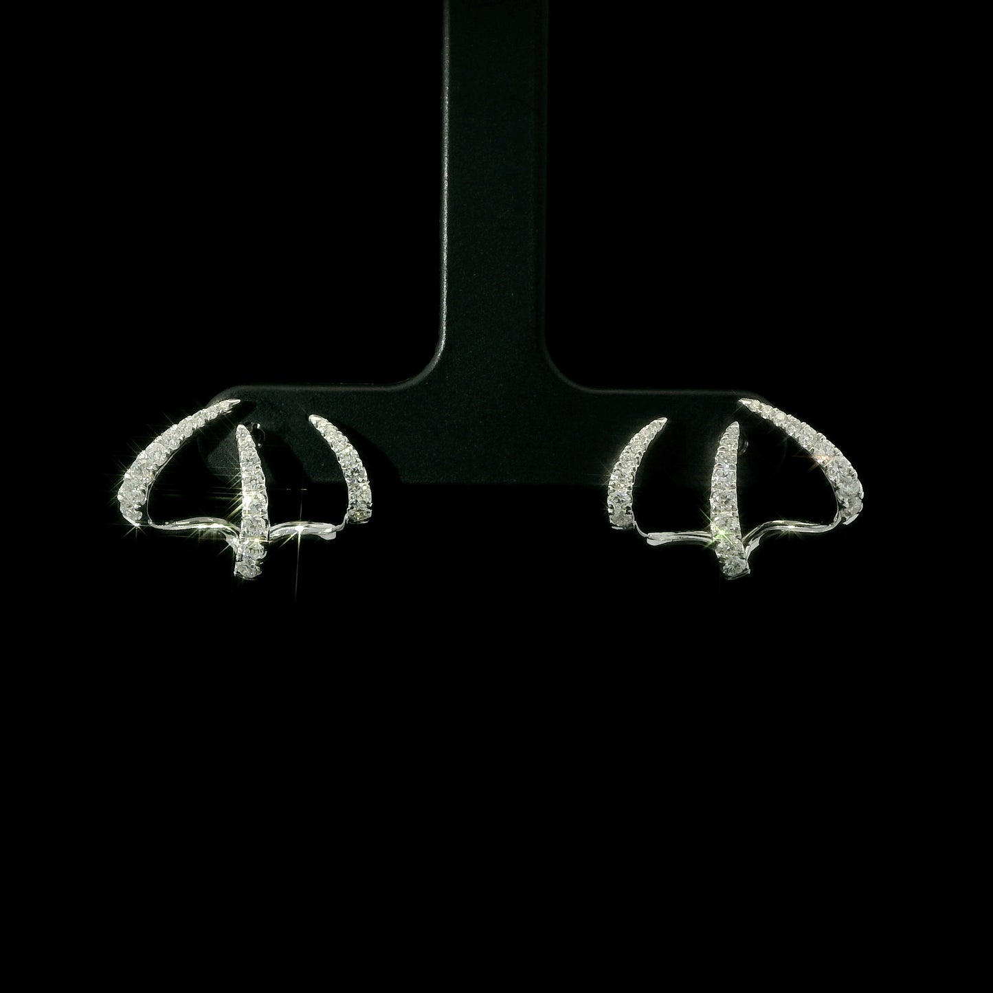 14K Diamond Claw Earring Climbers