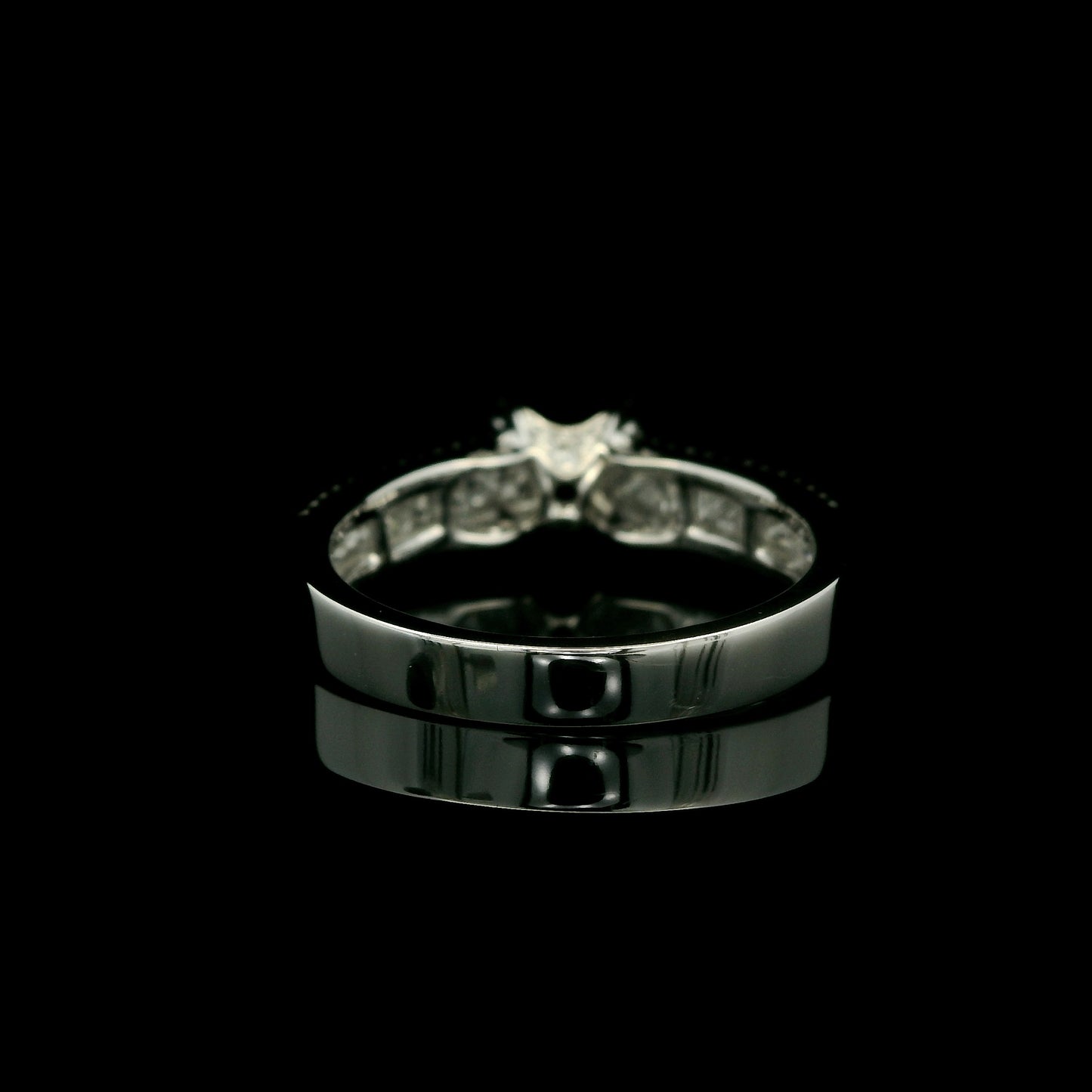 Princess Cut Diamond Semi-Mount Engagement Ring